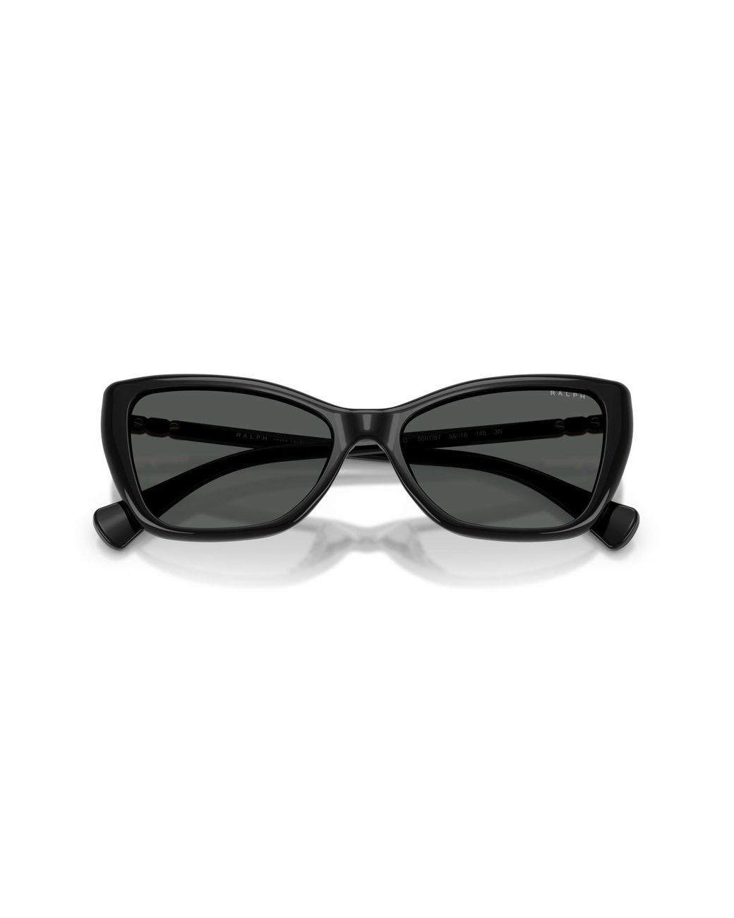 Ralph Lauren Black Ra5332U 500187 Sunglasses Injected Cat Eye Normal