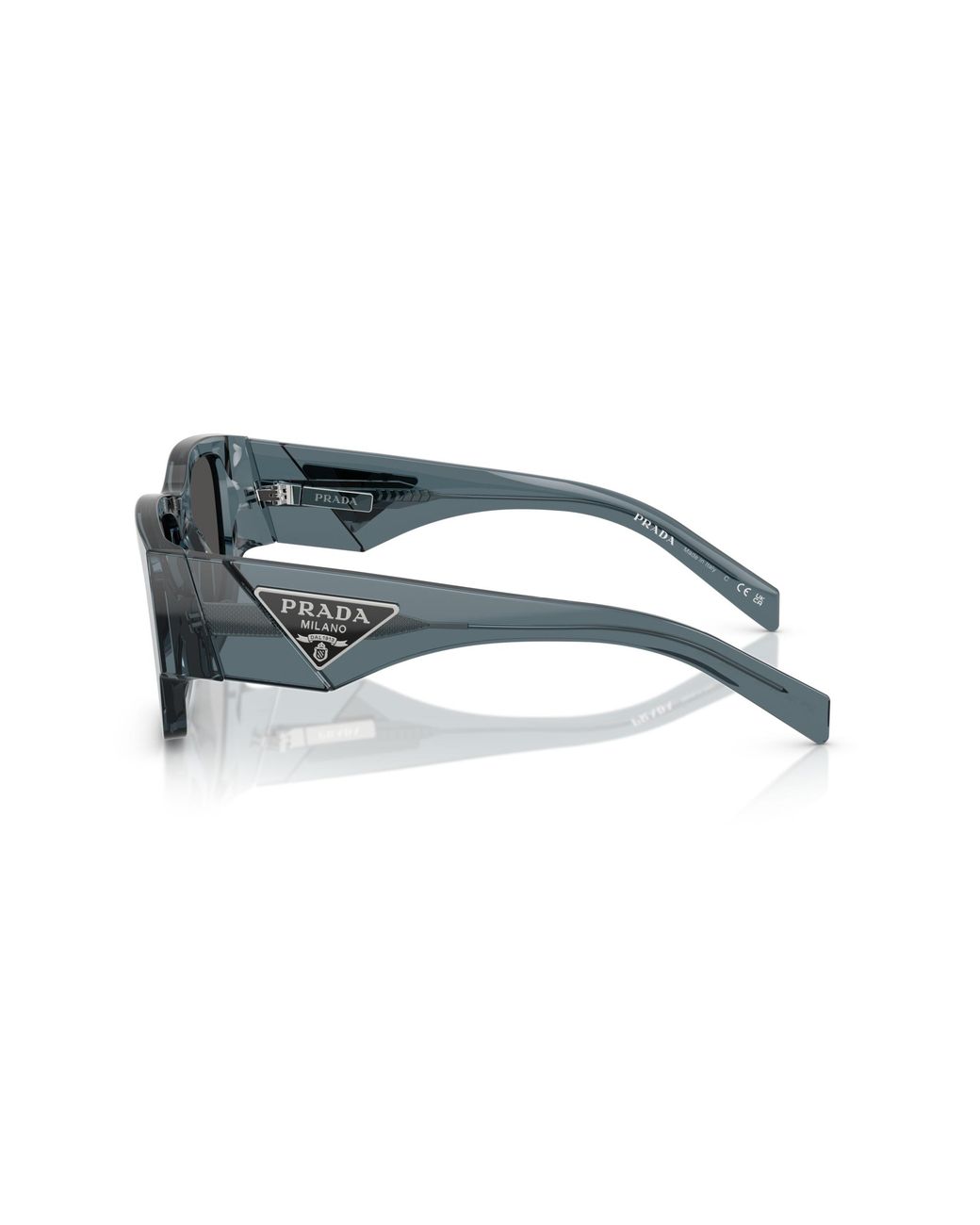 Prada Black Pr 10Zs 17T08Z Sunglasses Acetate Pillow Normal for men