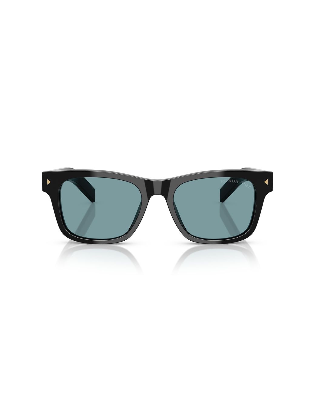 Prada Black Pr A17S 16K04D Sunglasses Acetate Squared Polarized for men