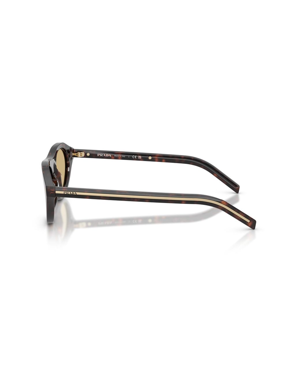 Prada Black Pr B15S 17N70R Sunglasses Acetate Geometric Normal