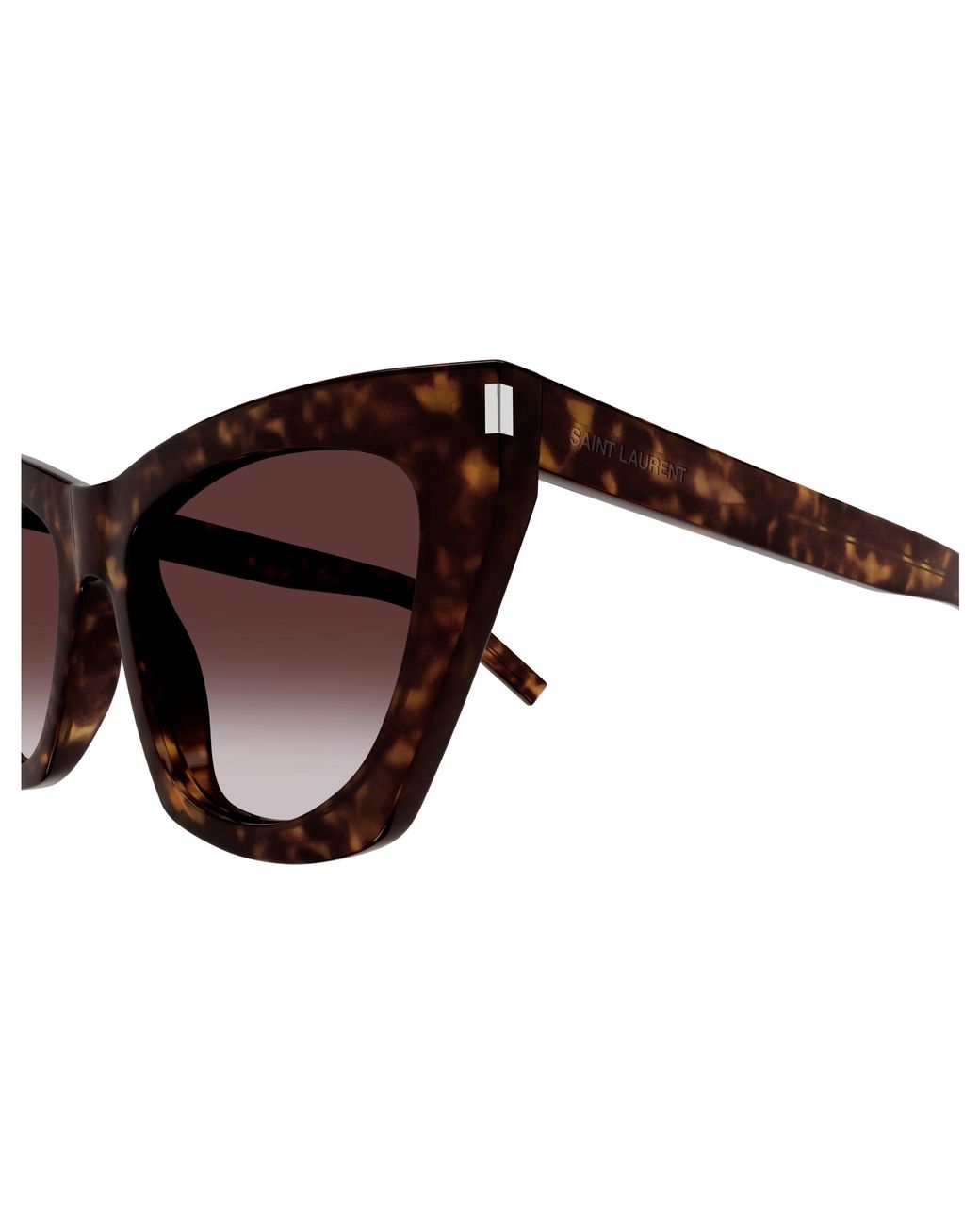 Saint Laurent Black Sl 214 Kate 031 Sunglasses Acetate Cat Eye