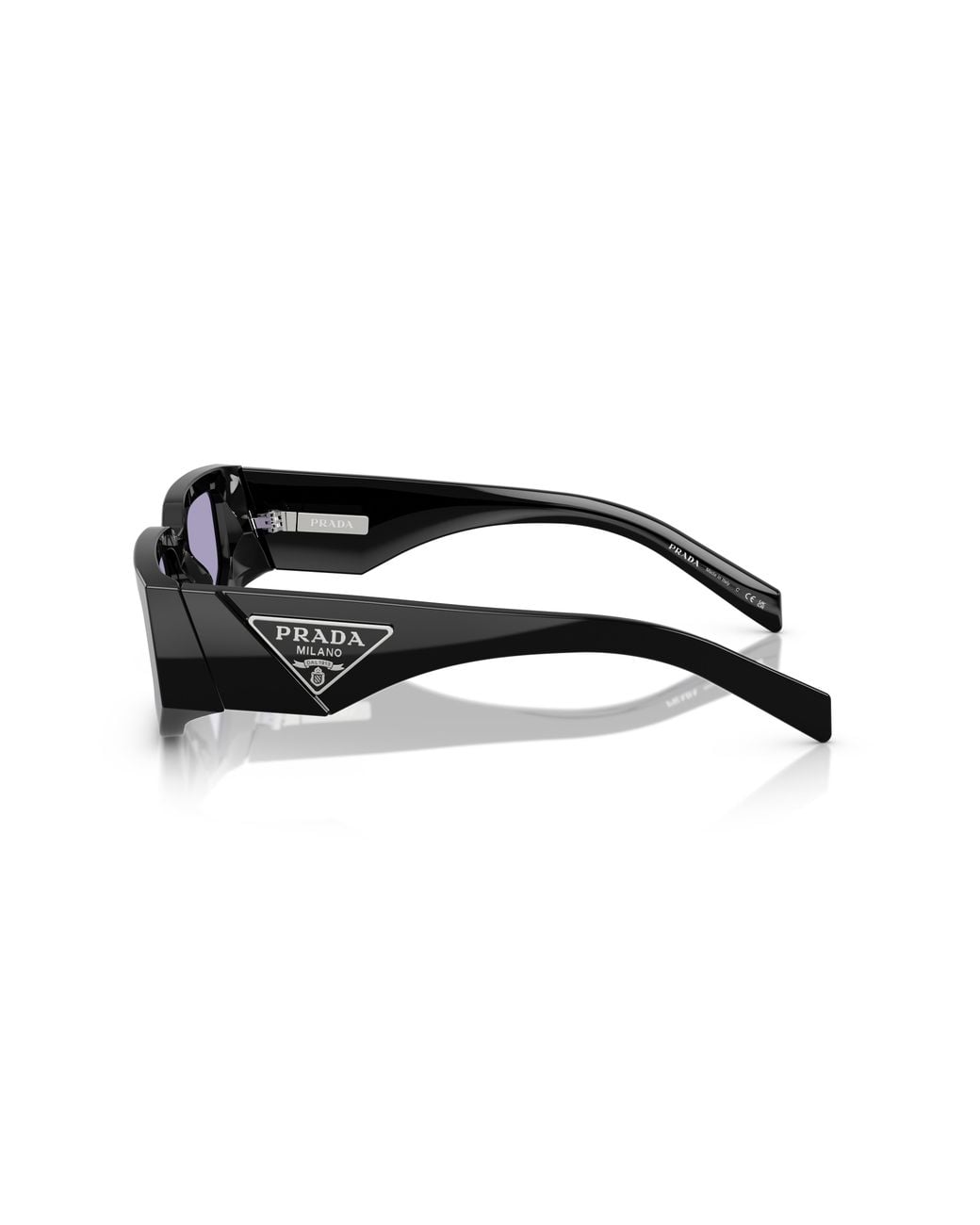 Prada Black Pr 09Zs 16K01O Sunglasses Acetate Squared Normal for men
