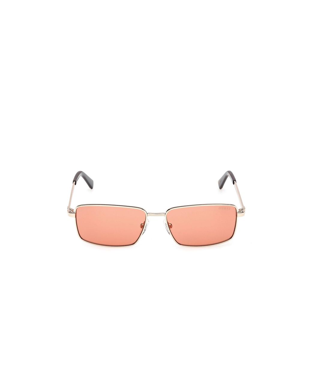 Guess Black Gu00273 32S Sunglasses Metal Bordeaux Squared Normal for men