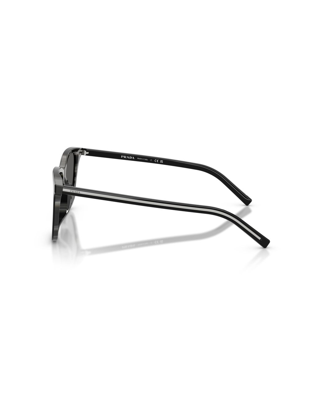 Prada Black Pr D18Sd 29O20Z Sunglasses Acetate Squared Normal