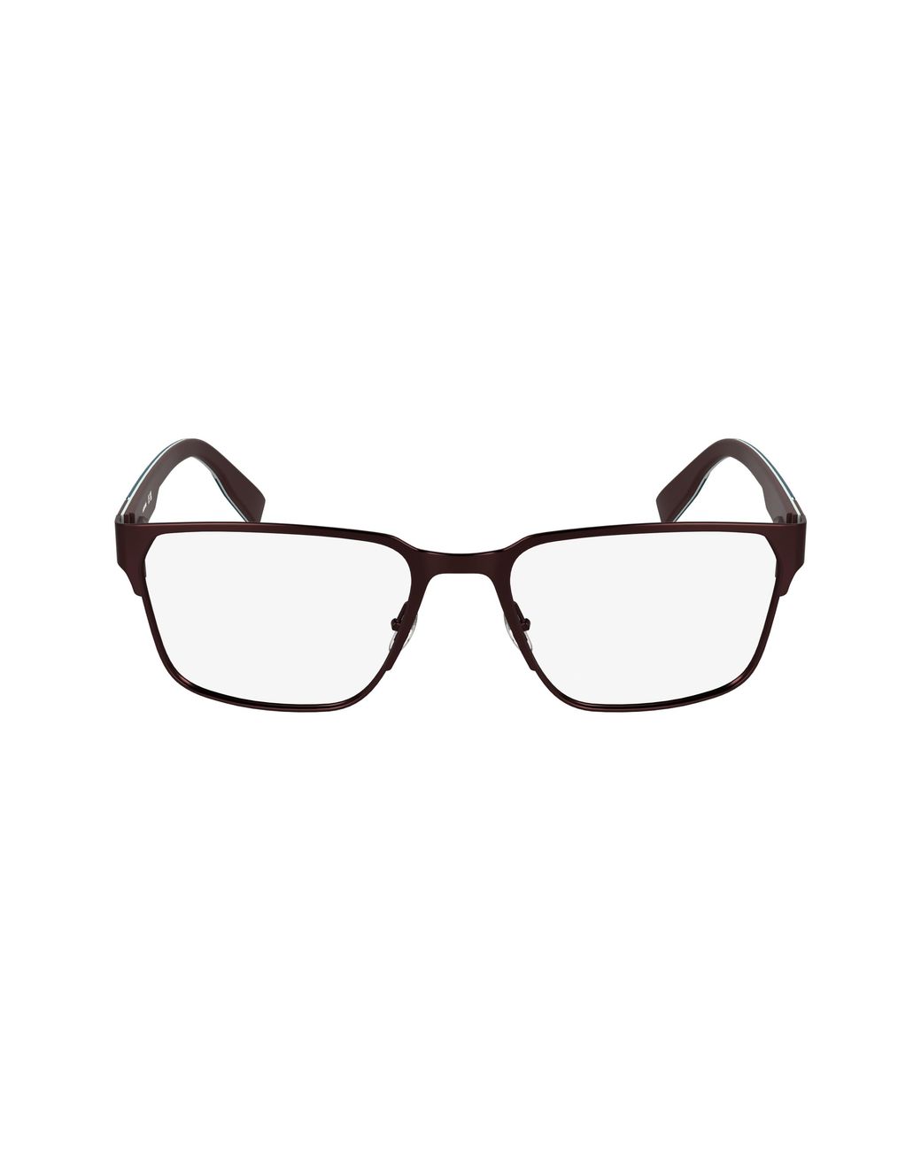 Lacoste Black L2306 601 Optical Frames Metal Squared Normal for men