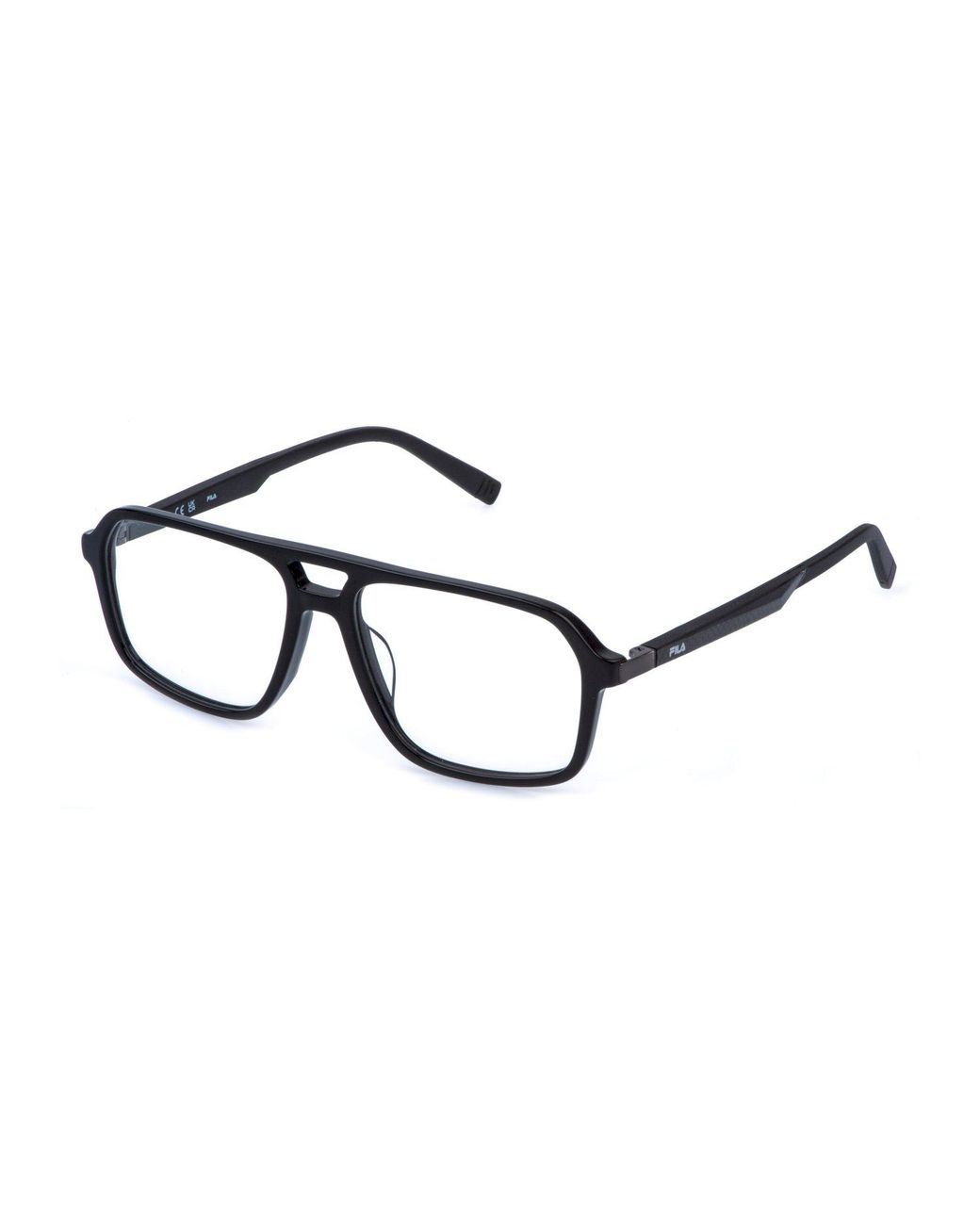 Fila Black Vfia94 700 Optical Frames Acetate Squared for men