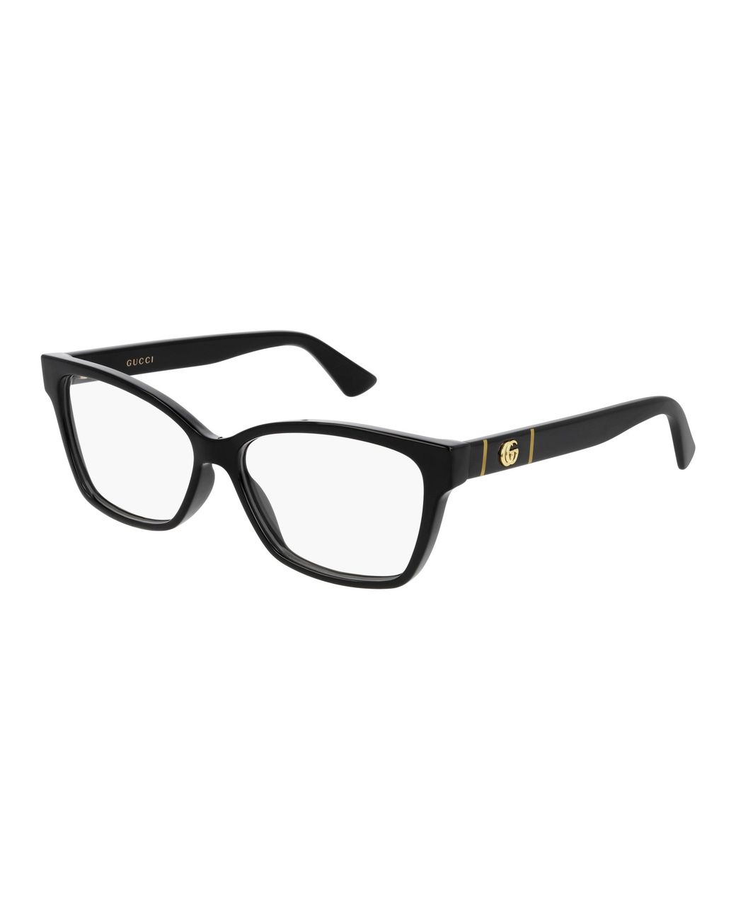 Gucci Black Gg0634O 001 Optical Frames Injected Transparent Cat Eye
