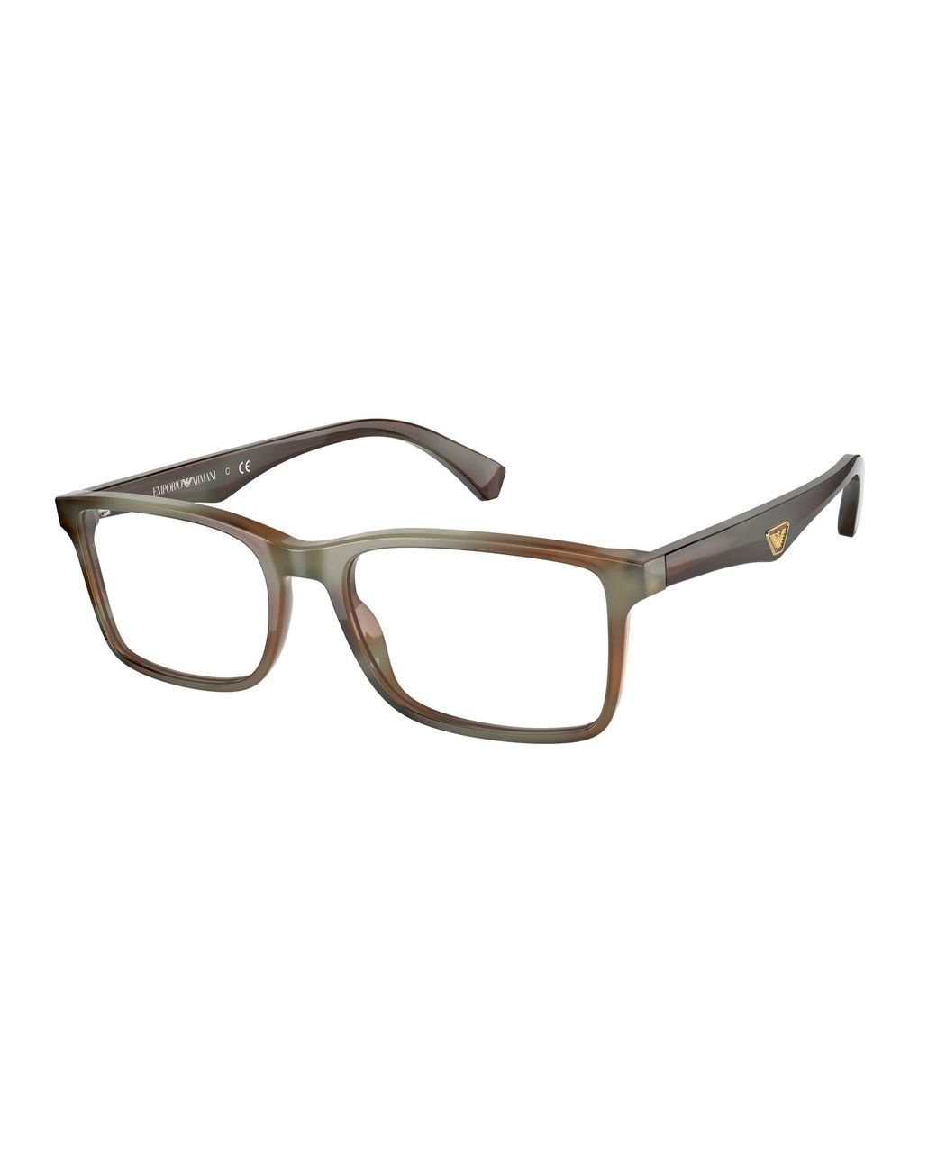 Emporio Armani Black Ea3175 5023 Optical Frames Plastic Squared for men