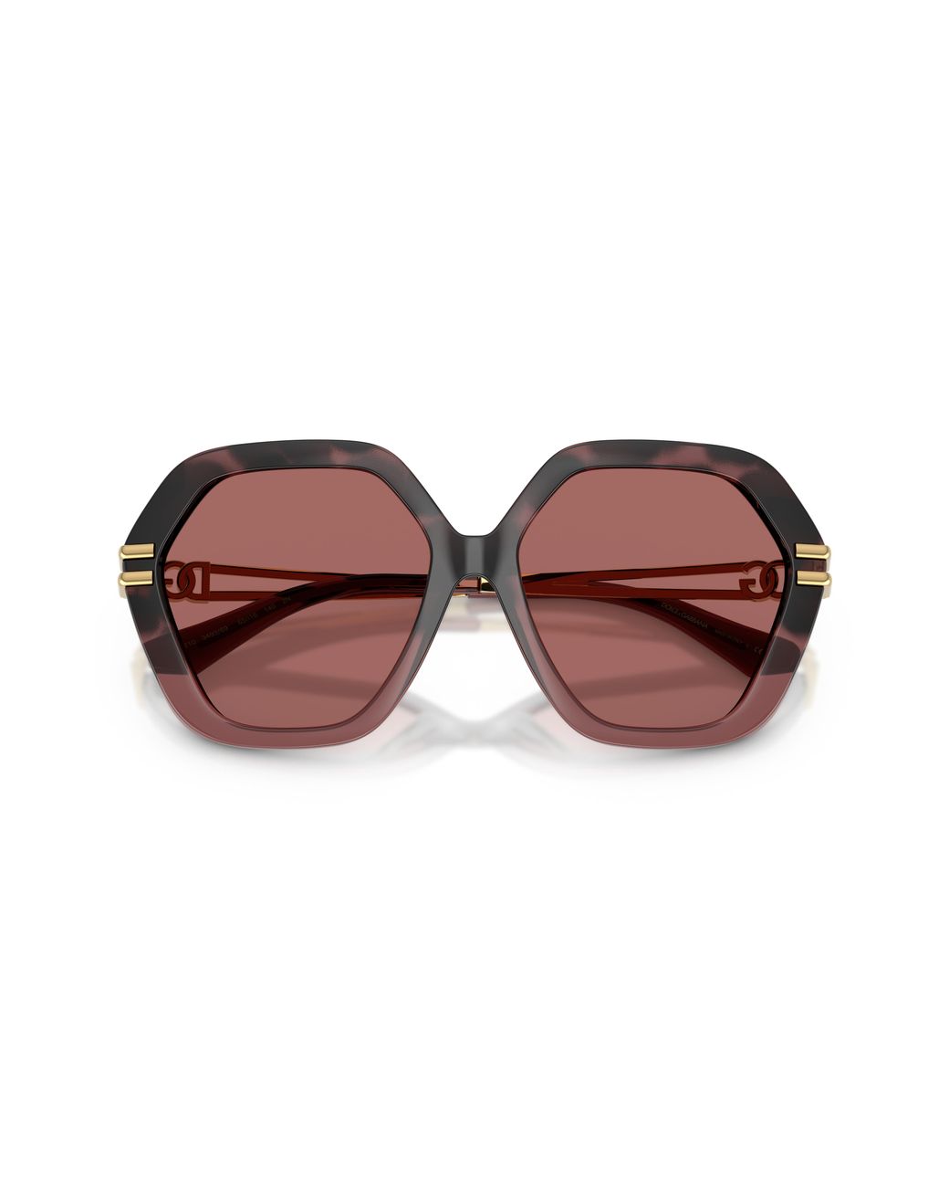 Dolce & Gabbana Black Dg6210 349369 Sunglasses Injected Geometric Normal
