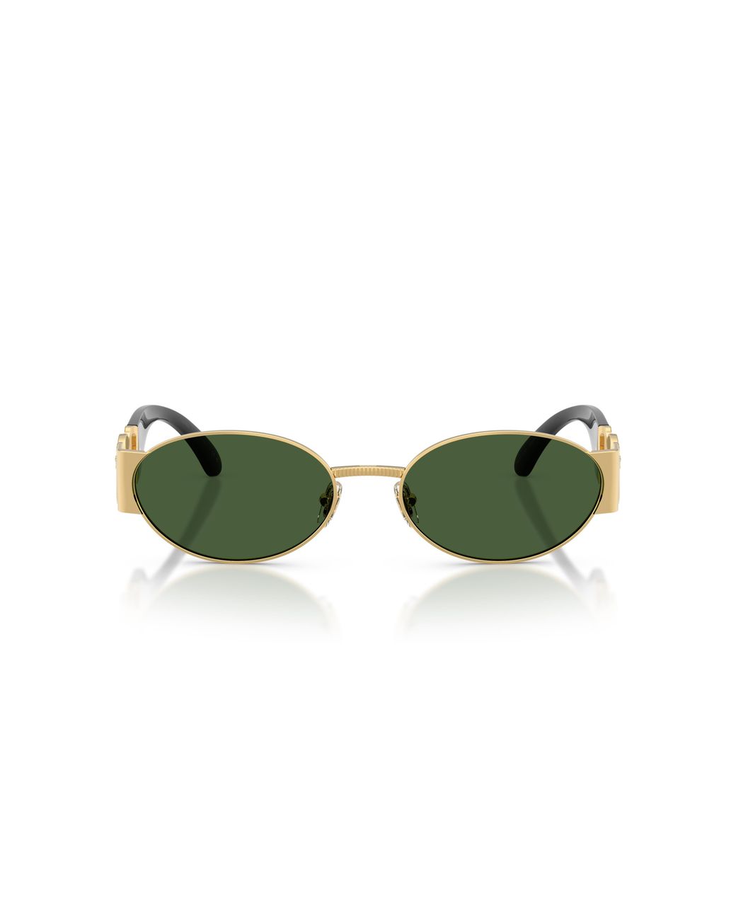 Versace Green Ve2299 100271 Sunglasses Metal Round Normal for men