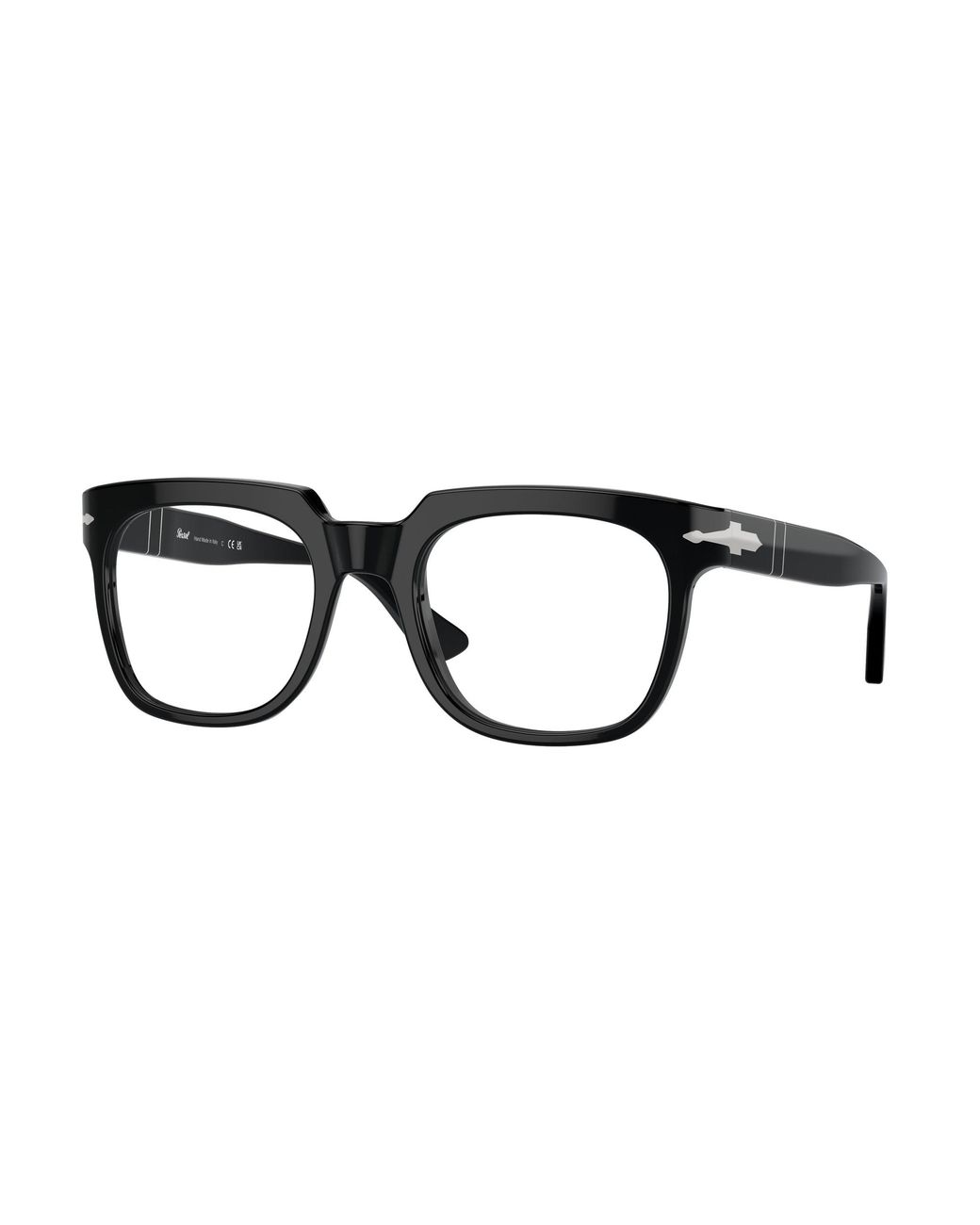 Persol Black Po3325V 95 Optical Frames Acetate Transparent Pillow Normal
