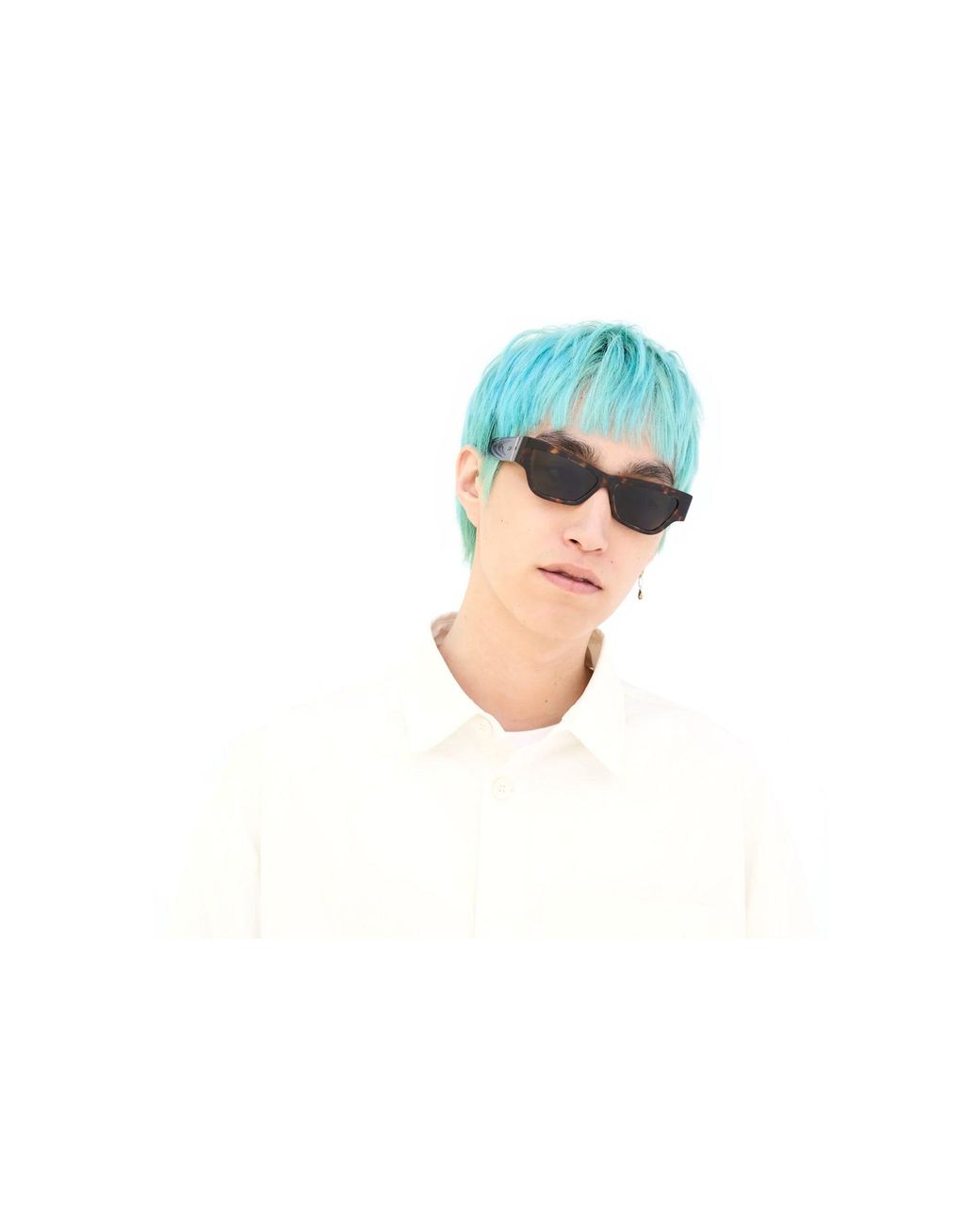 Retrosuperfuture Black Xwn Nameko Burnt Sunglasses Acetate Squared Normal