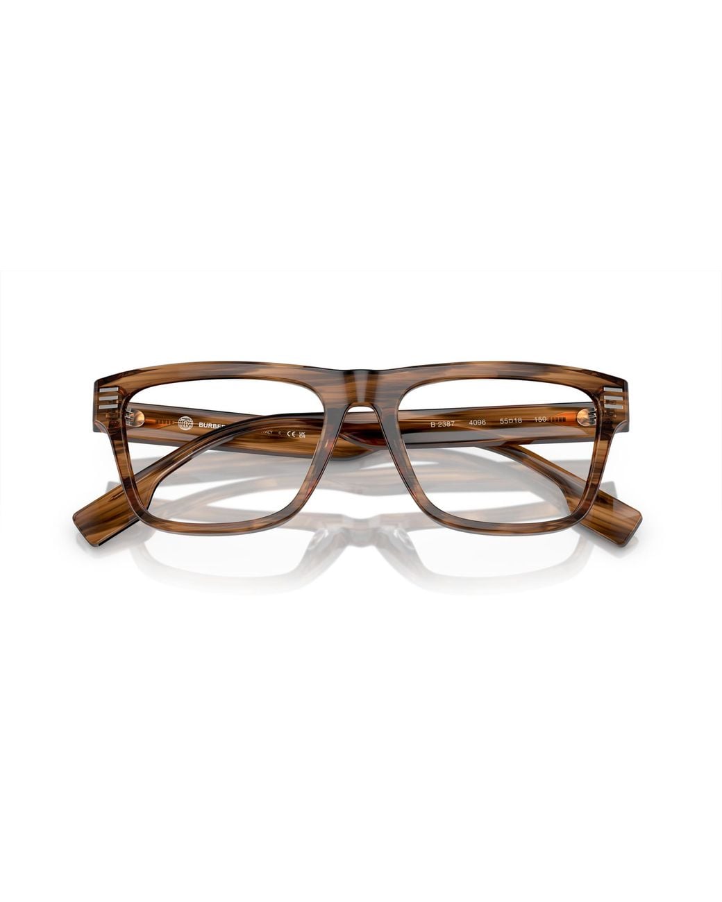 Burberry Black Be2387 4096 Optical Frames Acetate Squared Normal for men