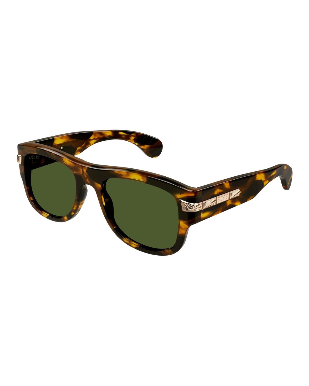 Gucci Green Gg1517S 003 Sunglasses Acetate Squared for men