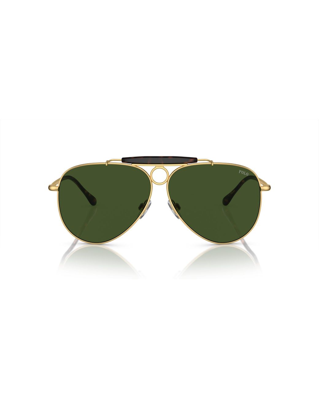 Polo Ralph Lauren Green Ph3149 941171 Sunglasses Metal Pilot Normal for men