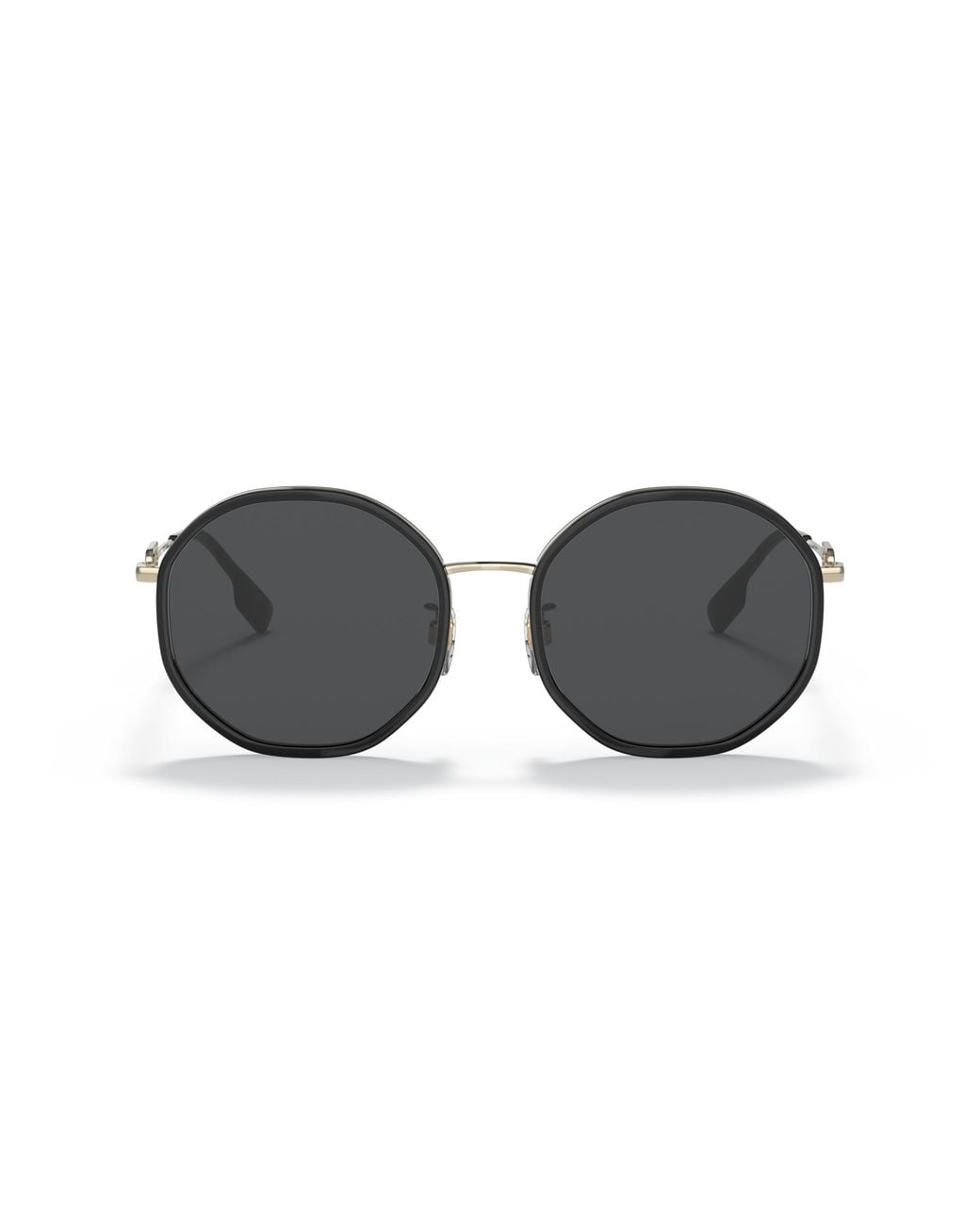 Burberry Black Be3127D 110987 Sunglasses Steel Geometric Normal