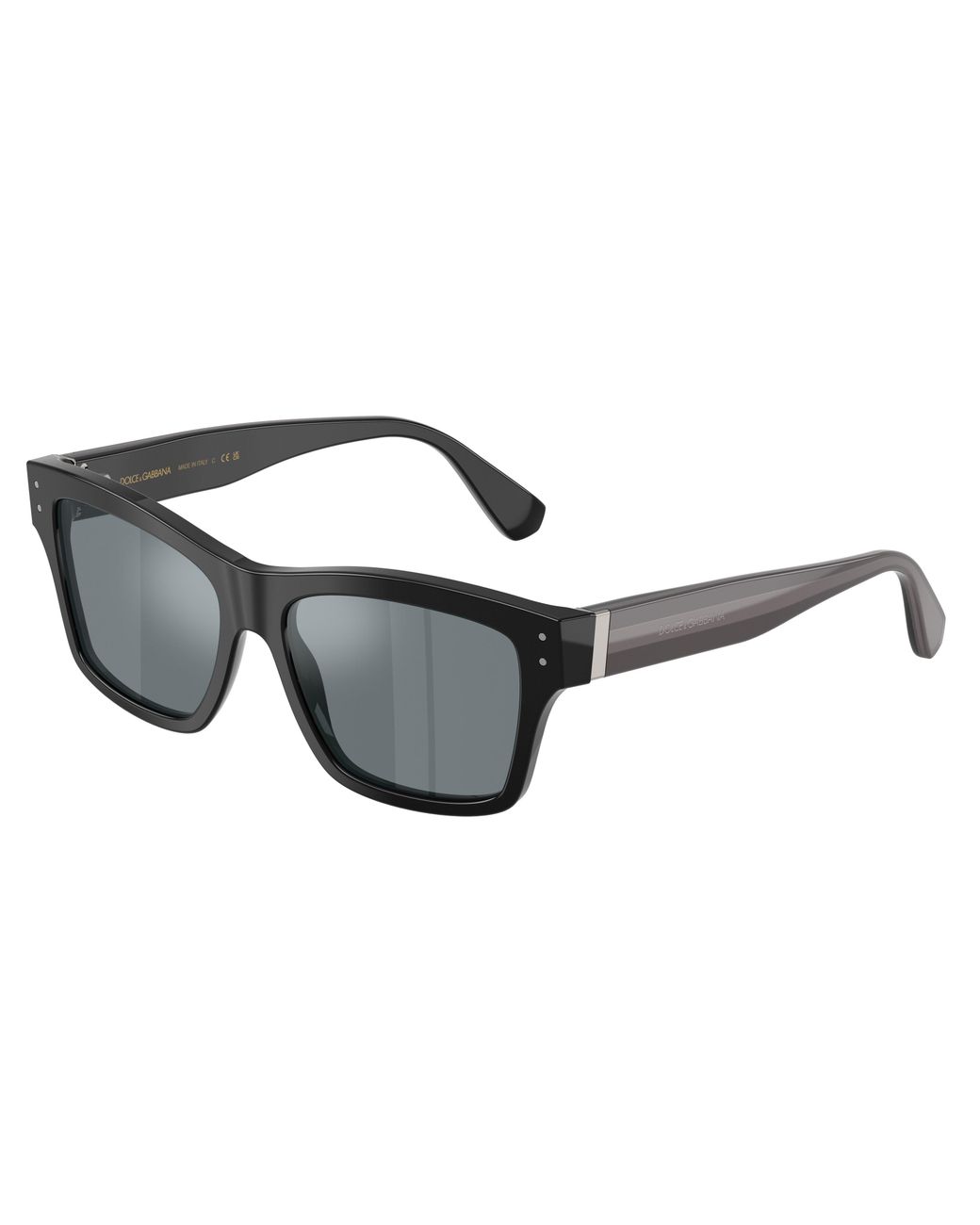 Dolce & Gabbana Black Dg4559 501/6G Sunglasses Acetate Squared Mirror