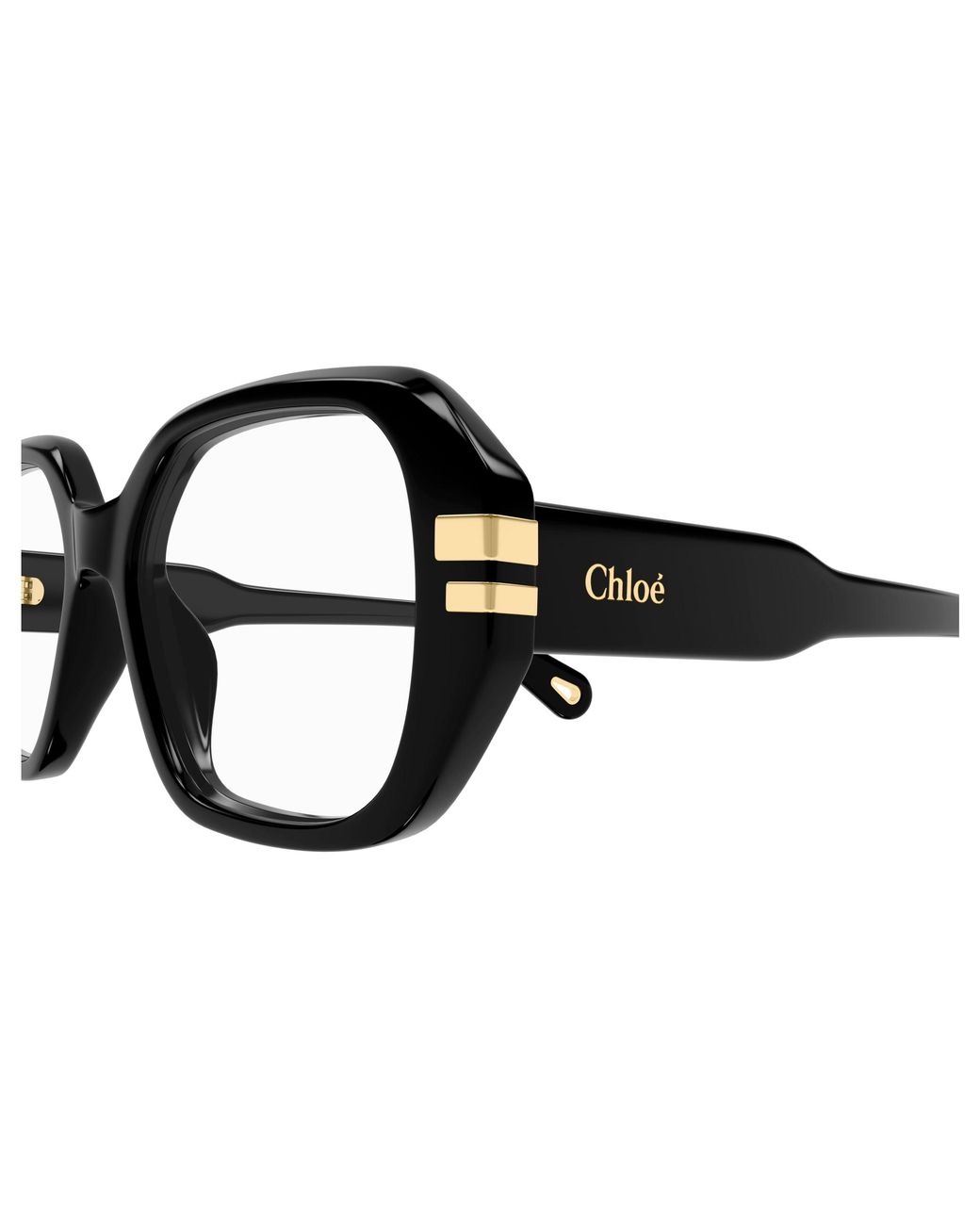 Chloé Black Ch0266O 001 Optical Frames Acetate Transparent Squared