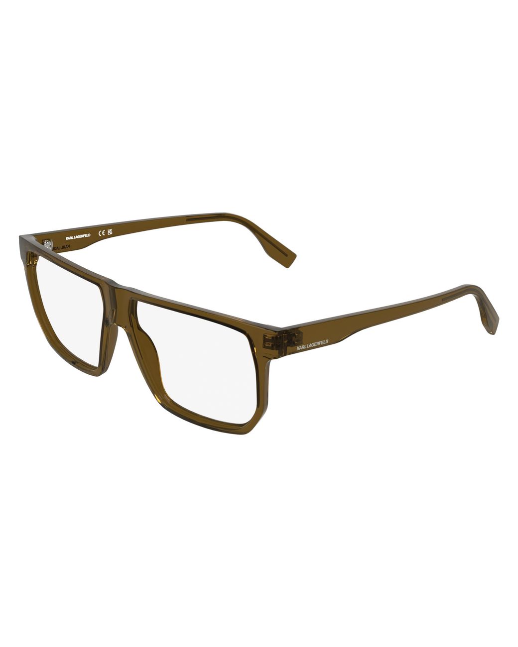 Karl Lagerfeld Black Kl6242 210 Optical Frames Bio-Injected Pilot Normal for men