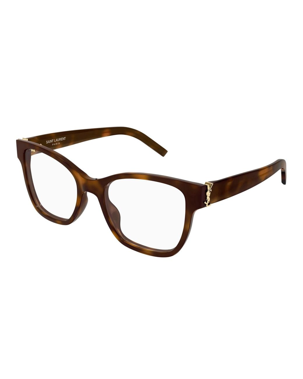 Saint Laurent Black Sl M158 009 Optical Frames Acetate Transparent Cat Eye Antiriflesso