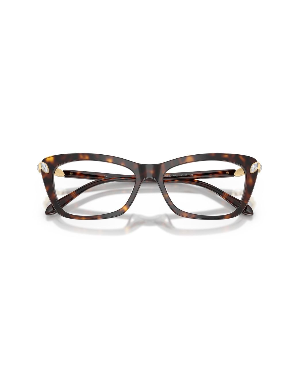 Swarovski Black Sk2068U 1002 Optical Frames Acetate Transparent Cat Eye Normal