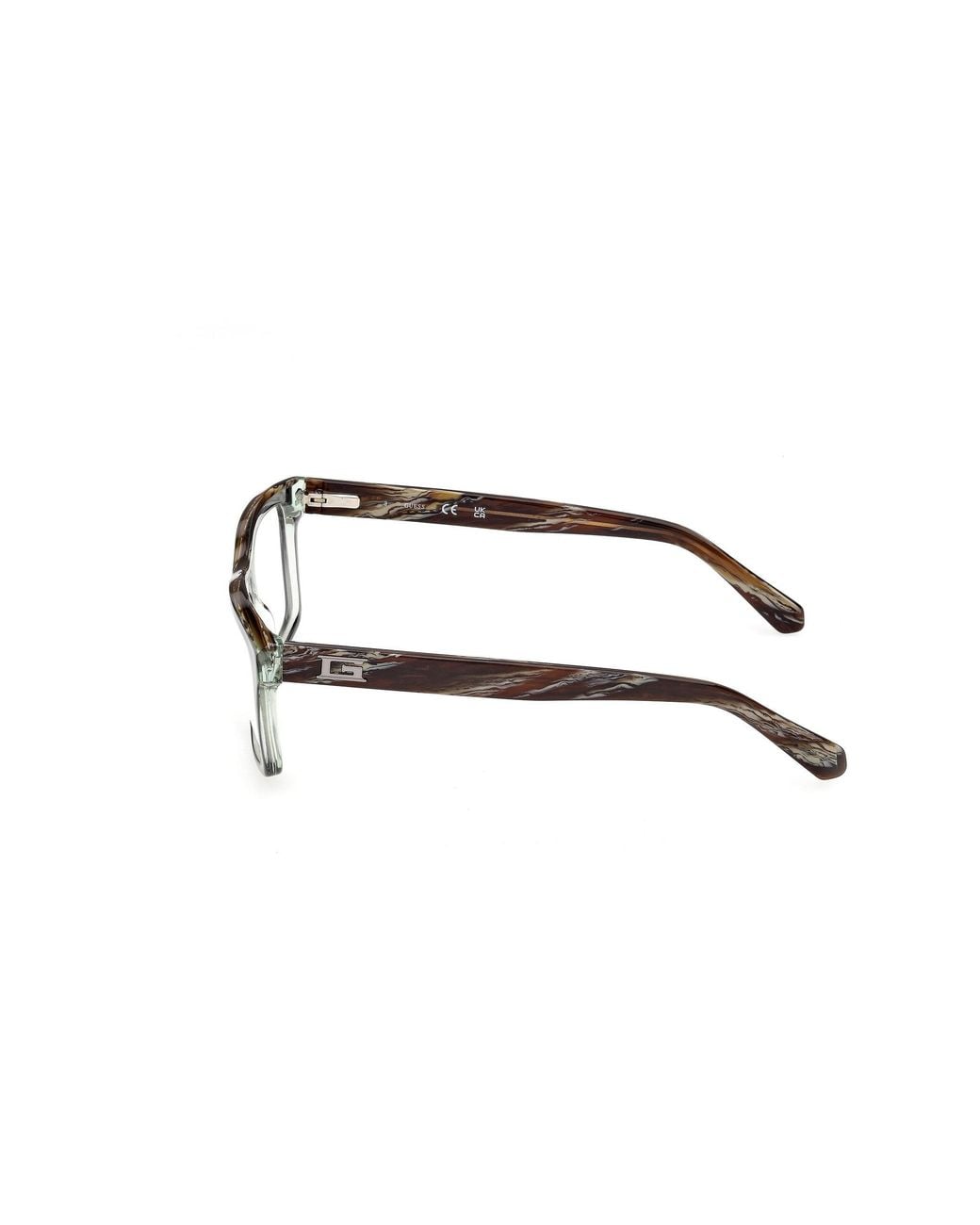 Guess Black Gu50452 96 Optical Frames Acetate Squared Normal for men