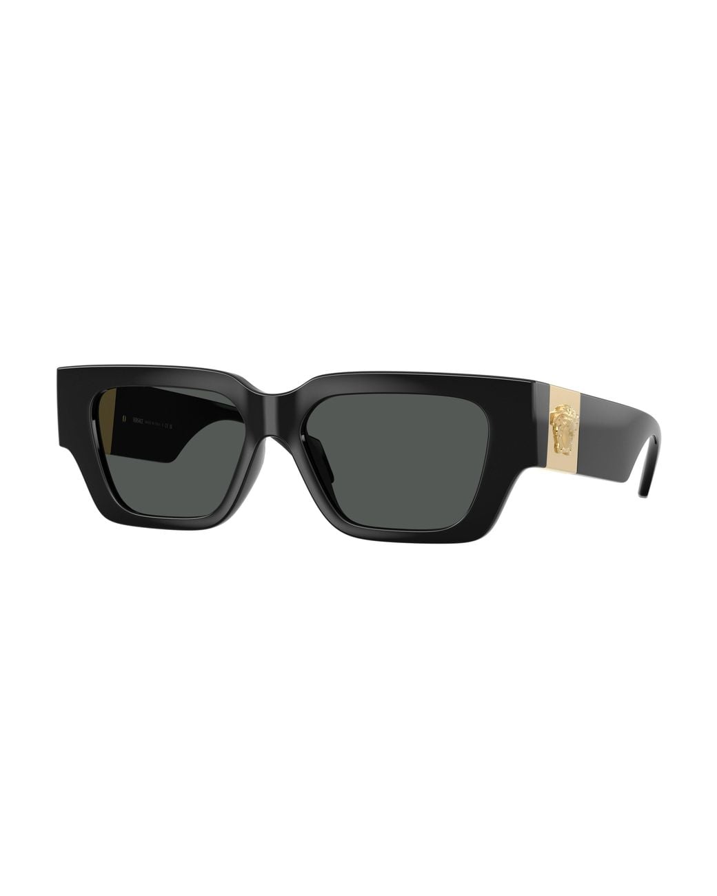 Versace Black Ve4497U Gb1/87 Sunglasses Injected Squared Normal