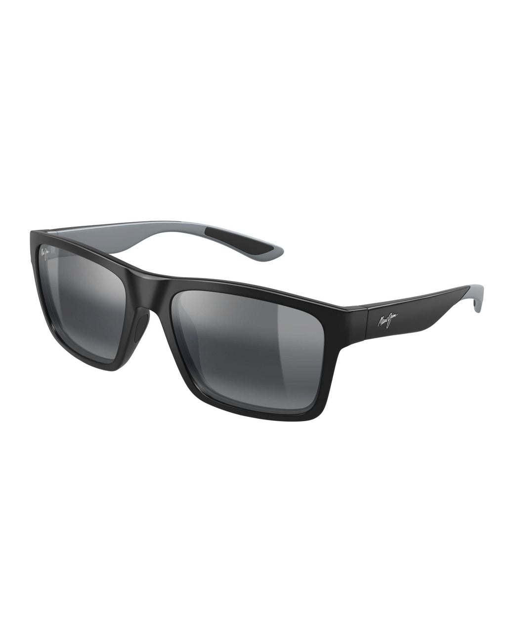 Maui Jim Black Mj0897S 006 Occhiali Da Sole Iniettato Grigio Squadrata