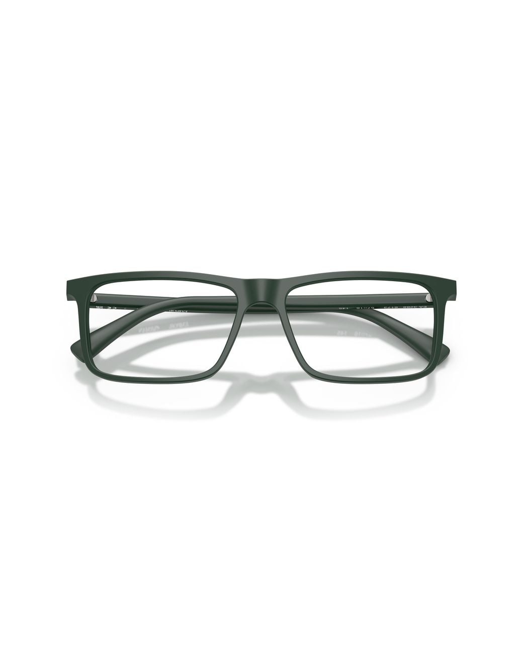 Emporio Armani Black Ea3288 6173 Optical Frames Acetate Transparent Squared Normal for men