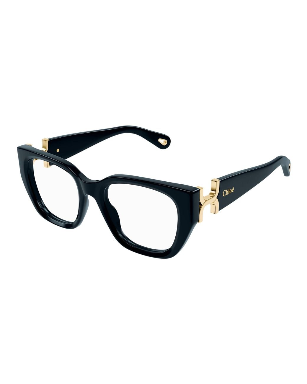 Chloé Black Ch0238O 003 Optical Frames Acetate Transparent Cat Eye