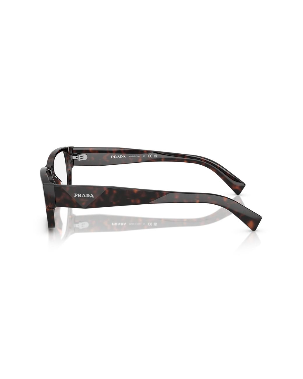 Prada Black Pr B09V 17N1O1 Optical Frames Acetate Squared Normal for men