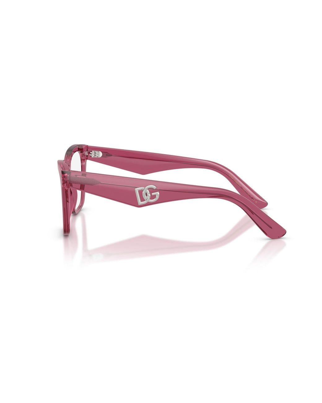 Dolce & Gabbana Black Dg3374 3211 Optical Frames Acetate Transparent Squared Normal