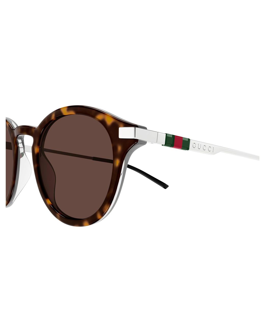 Gucci Black Gg1890S 002 Sunglasses Acetate Round for men