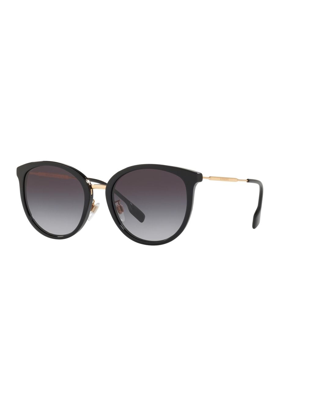 Burberry Black Be4289D 30018G Sunglasses Acetate Round Normal Shaded