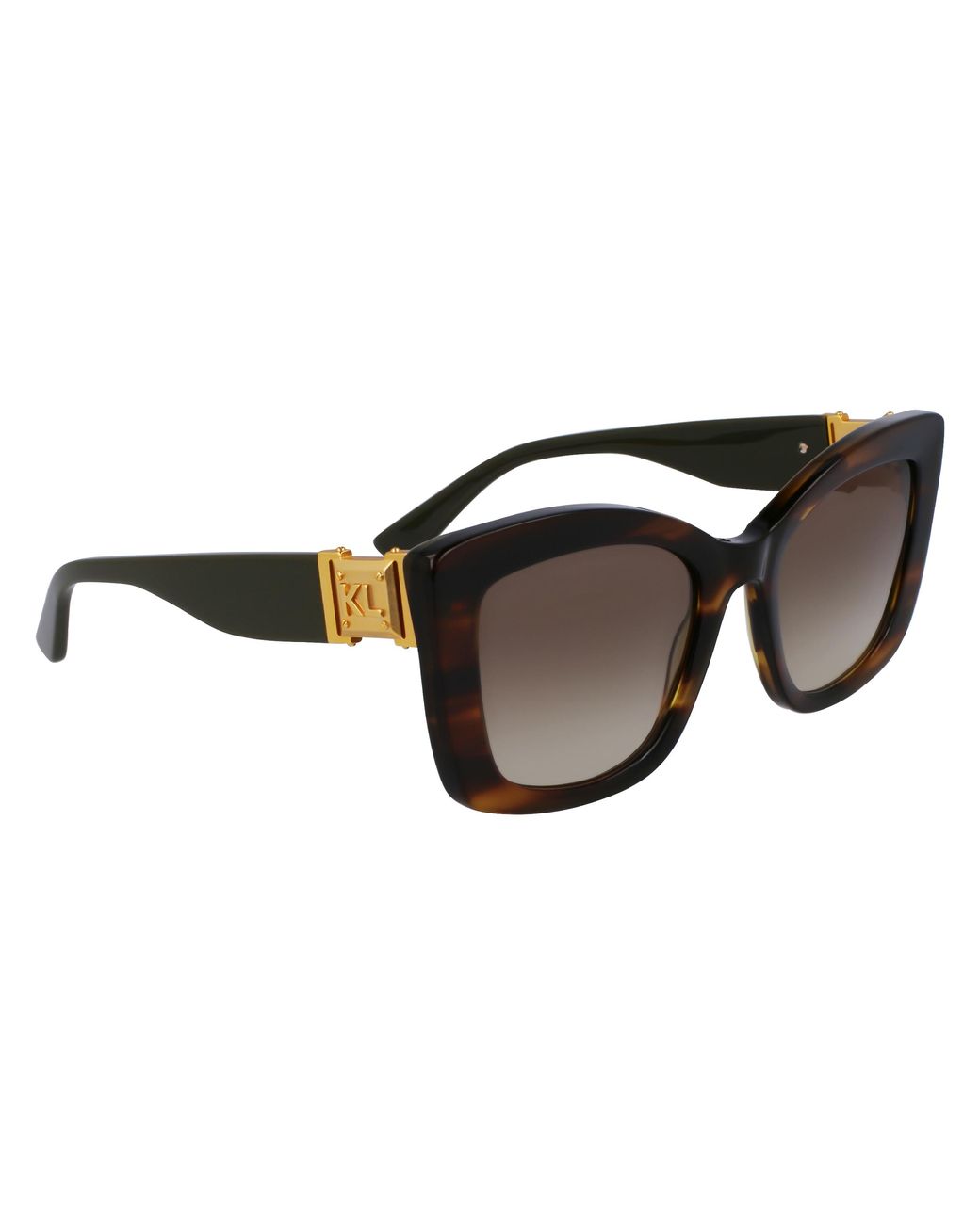 Karl Lagerfeld Black Kl6139S 212 Sunglasses Acetate Squared Normal Shaded
