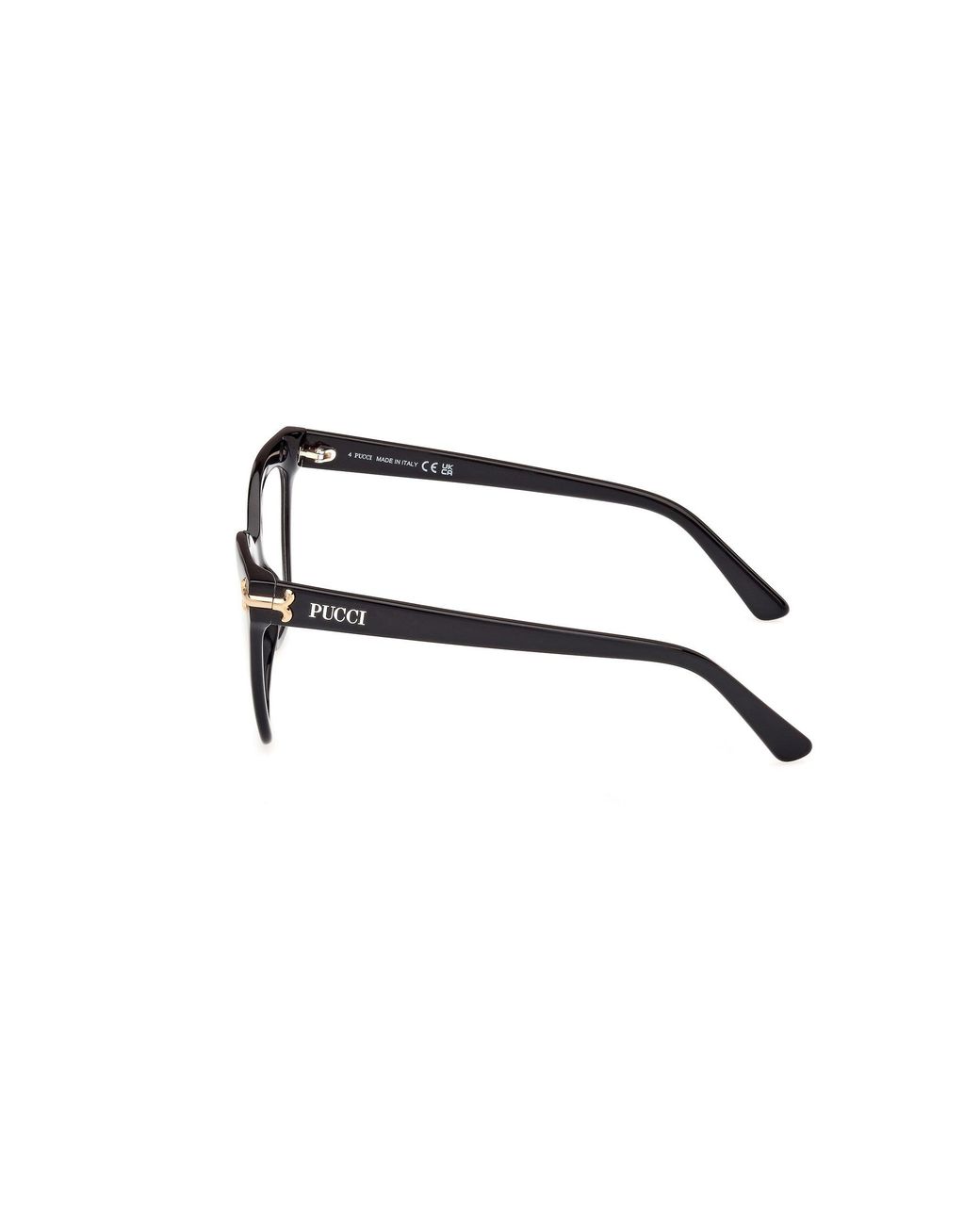 Emilio Pucci Black Ep5235 001 Optical Frames Acetate Butterfly Normal