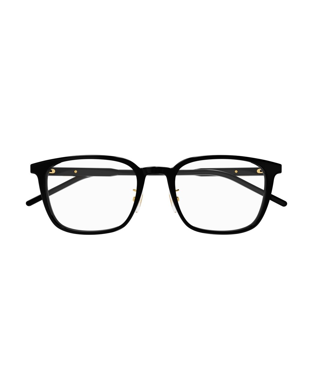 Gucci Black Gg1465Oa 001 Optical Frames Acetate Transparent Squared for men