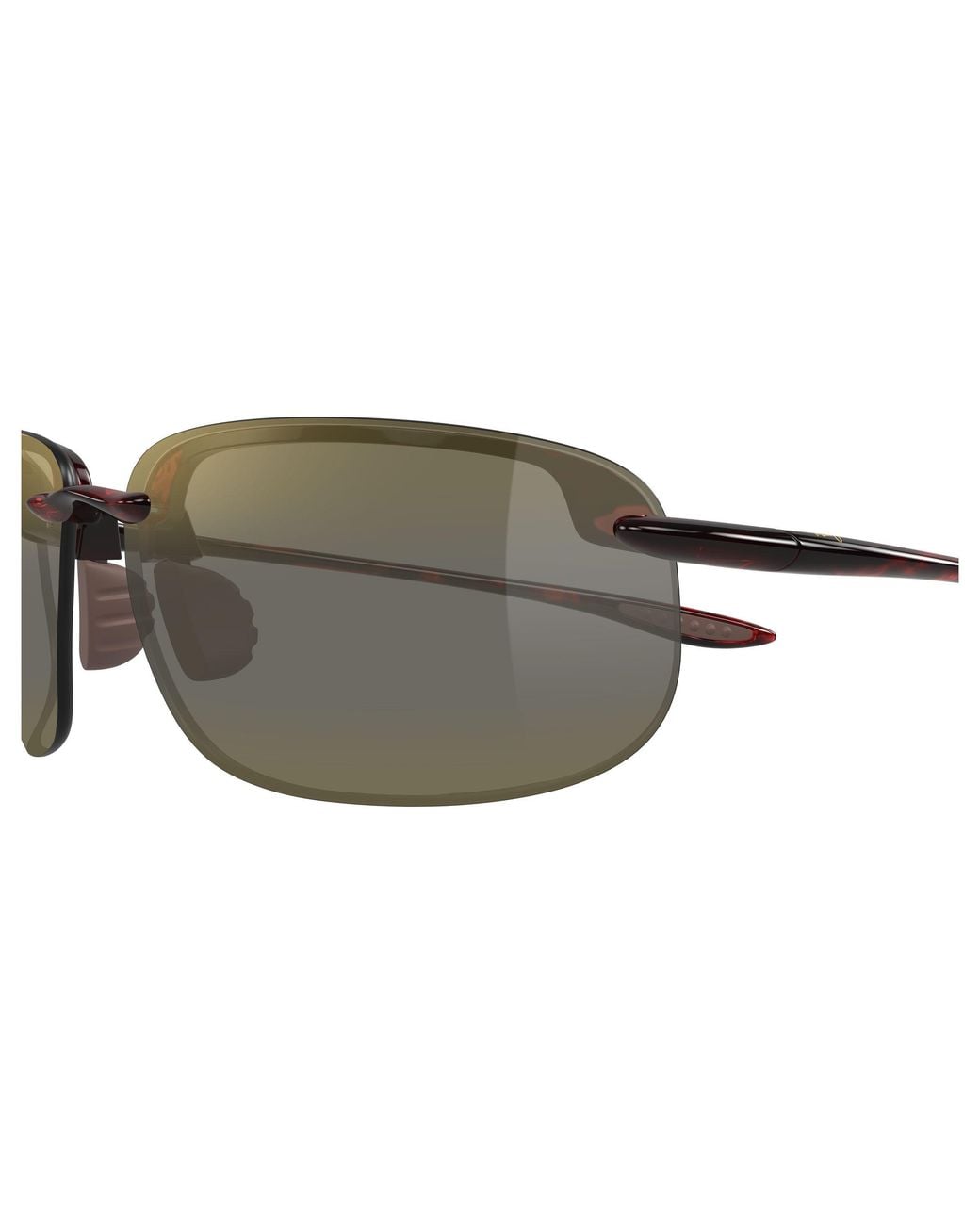 Maui Jim Black Mj0456S 004 Occhiali Da Sole Iniettato Bronzo Rotonda