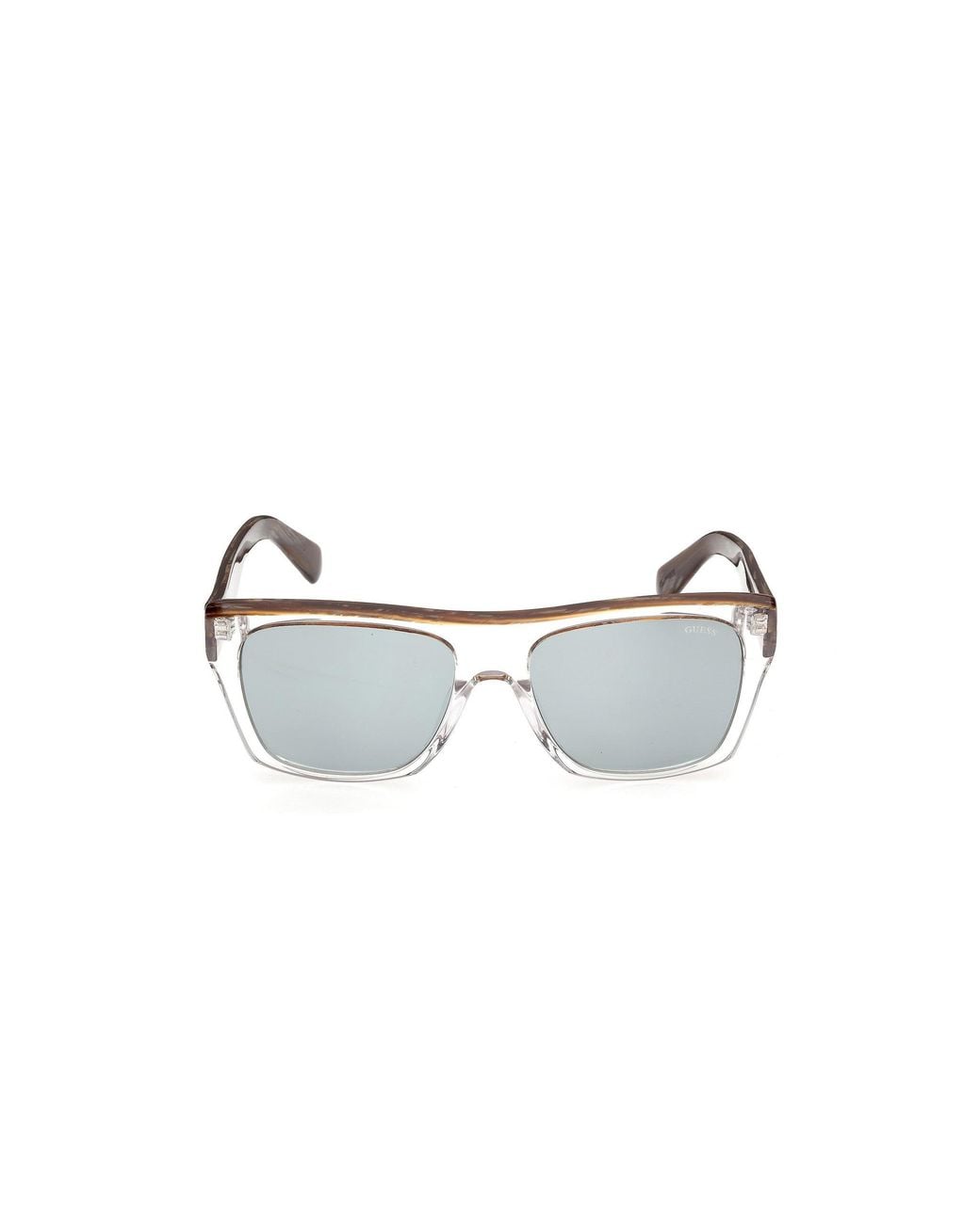 Guess Black Gu00368 26N Sunglasses Acetate Squared Normal for men