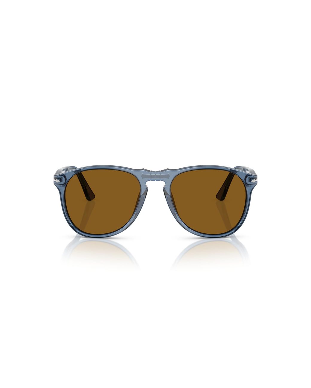 Persol Black Po9649S 121833 Sunglasses Acetate Marrone Pilot Normal for men