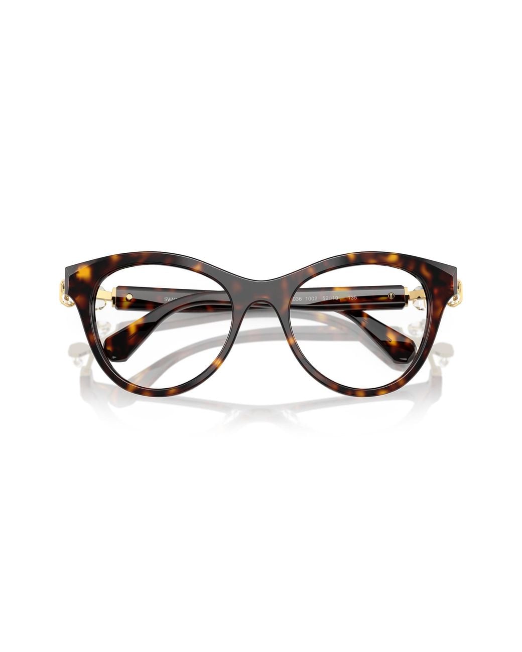 Swarovski Black Sk2036 1002 Optical Frames Acetate Round Normal