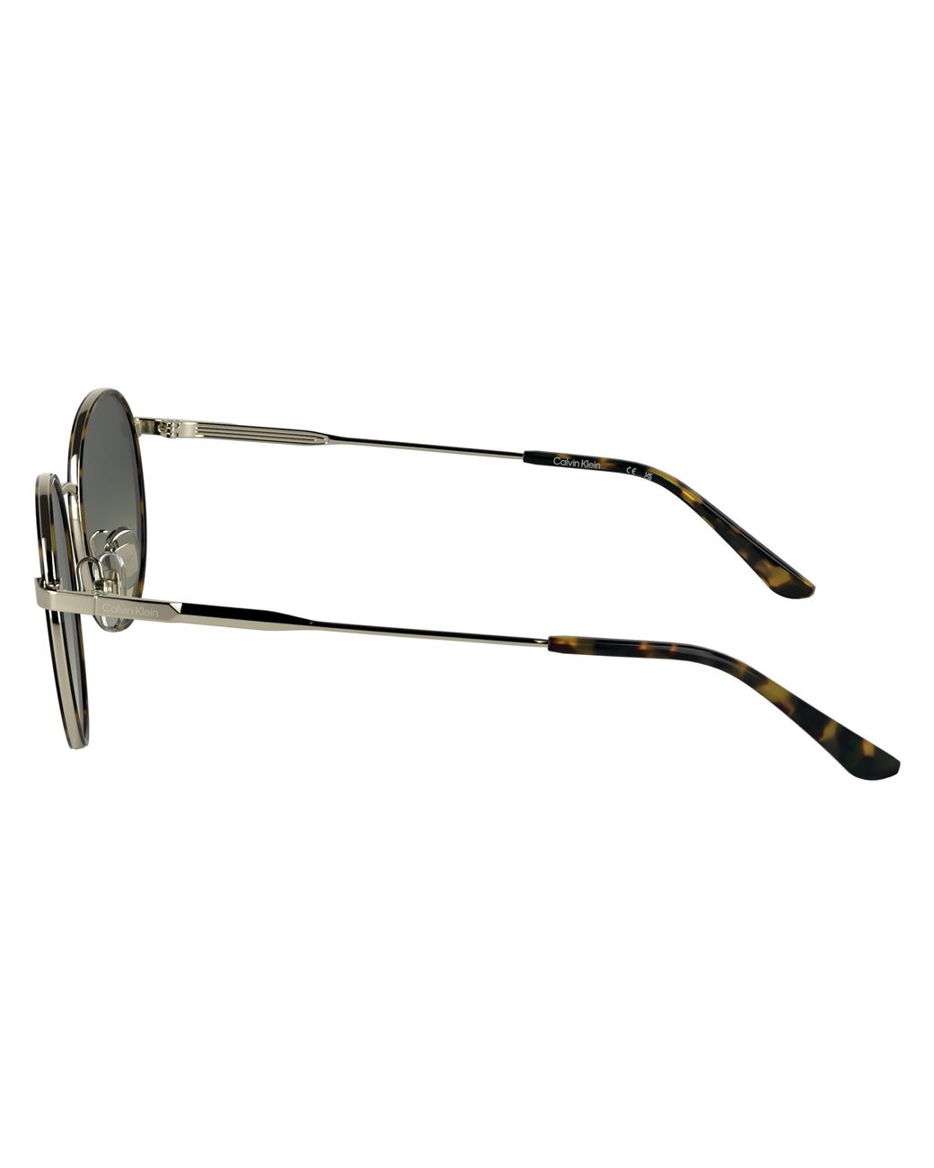 Calvin Klein Black Ck25101S 235 Sunglasses Metal Round Normal