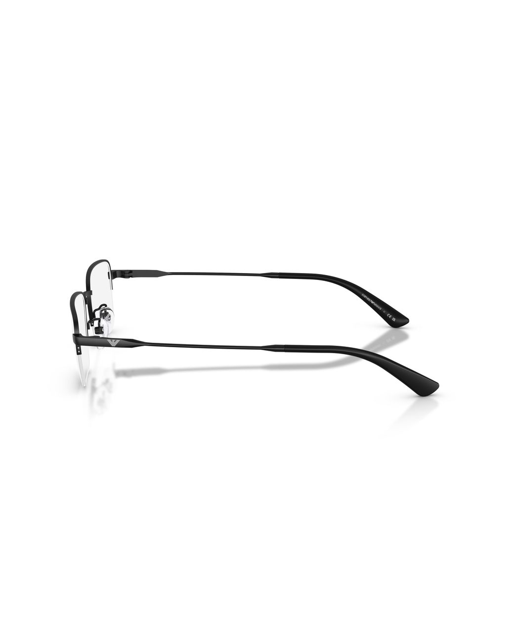Emporio Armani Black Ea1193Td 3001 Optical Frames Titanium Transparent Squared Normal for men
