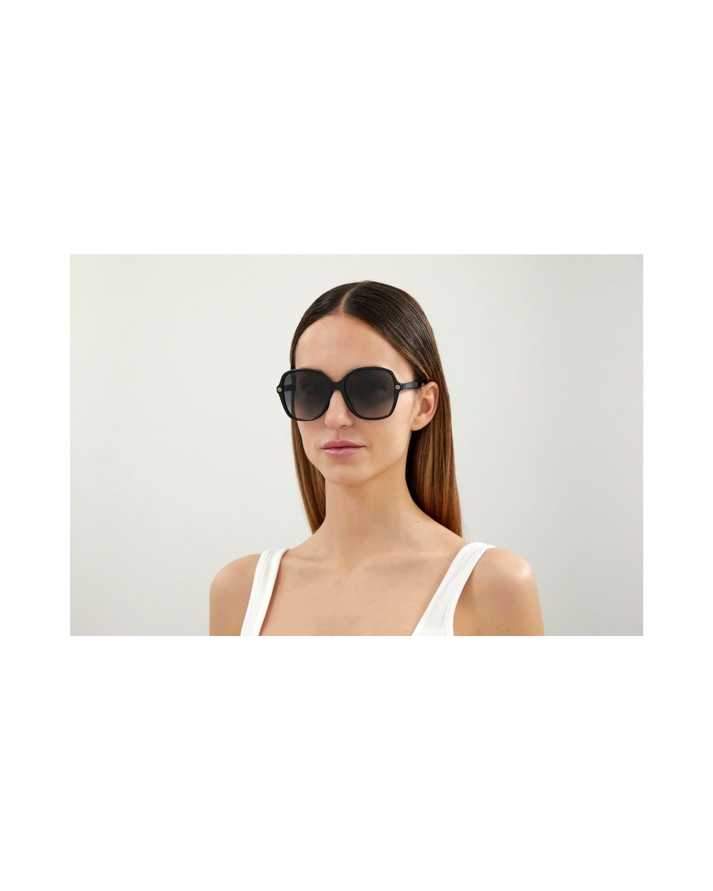 Gucci Black Gg0092S 001 Sunglasses Plastic Squared