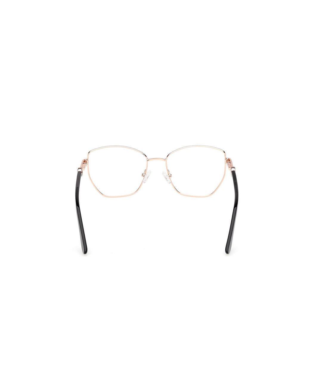Guess Black Gu50312 028 Optical Frames Metal Geometric Normal