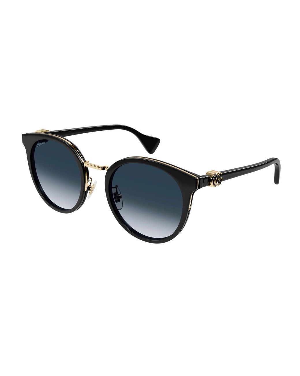 Gucci Black Gg1181Sk 001 Sunglasses Acetate Cat Eye Normal Shaded
