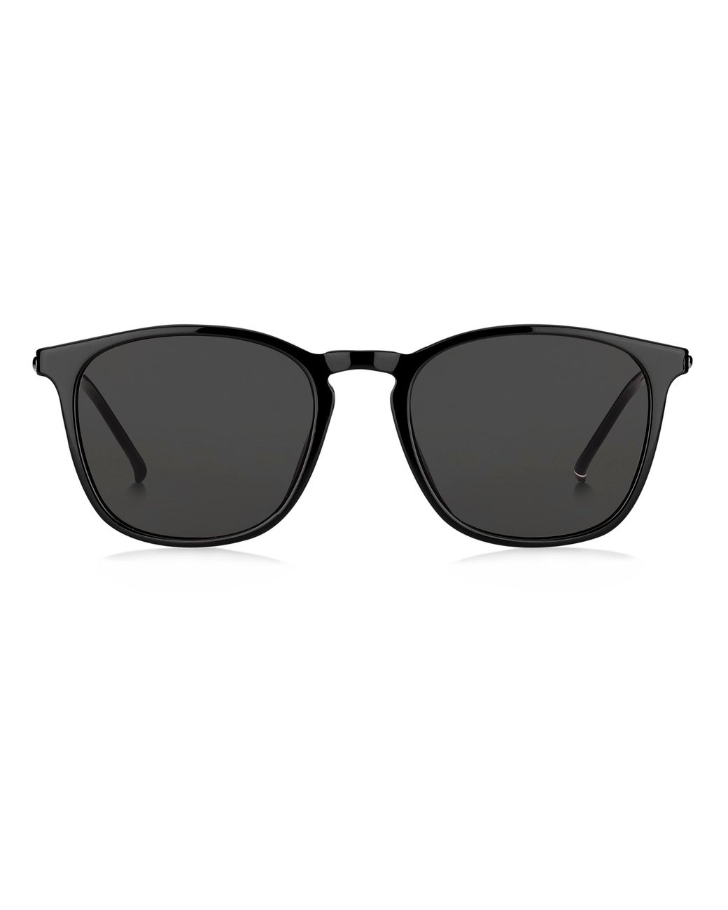 Tommy Hilfiger Black Th 1764/S 807/Ir Sunglasses Acetate Round Normal for men
