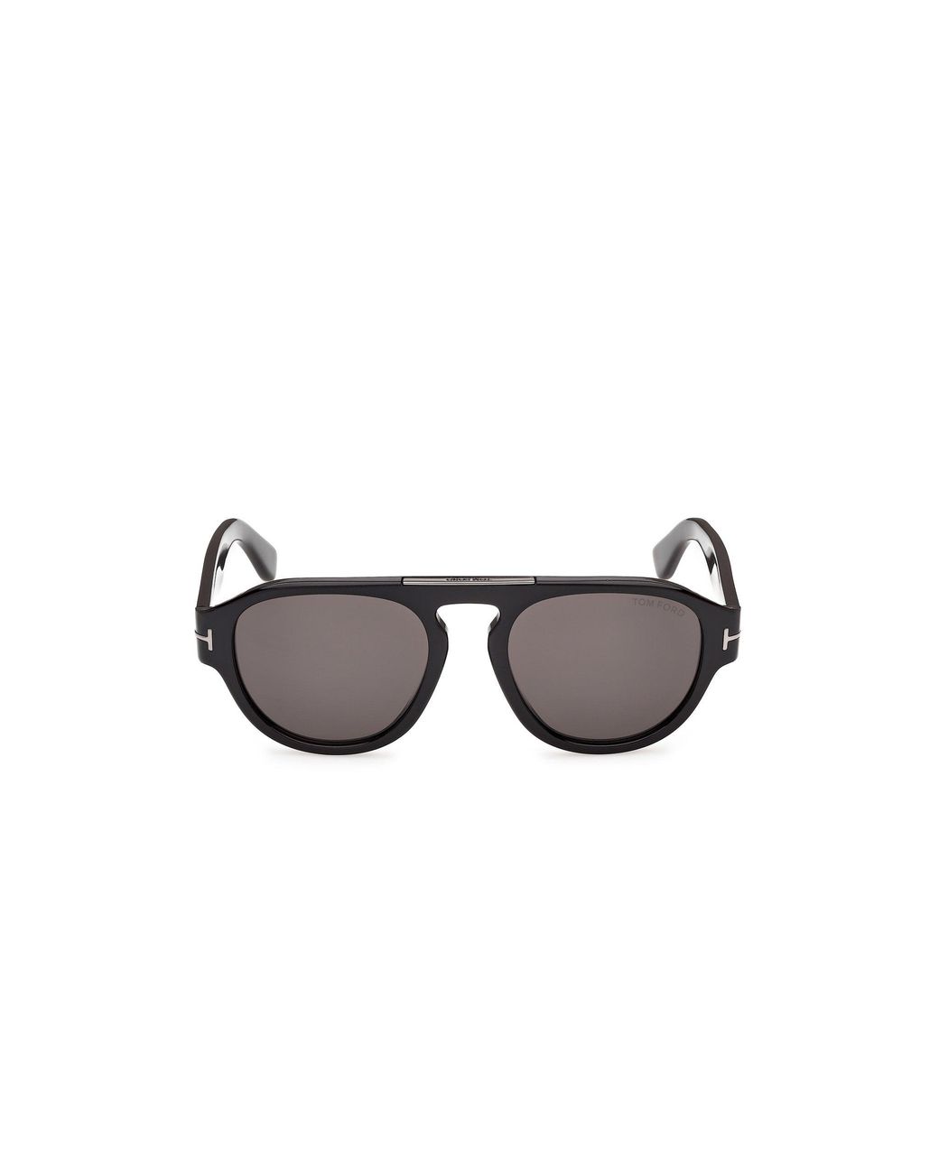 Tom Ford Black Ft1407-N Pablo-02 01A Sunglasses Acetate Smoke Pilot Normal for men