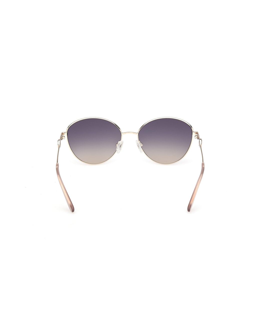 Guess Black Gu00284 59W Sunglasses Metal Round Normal