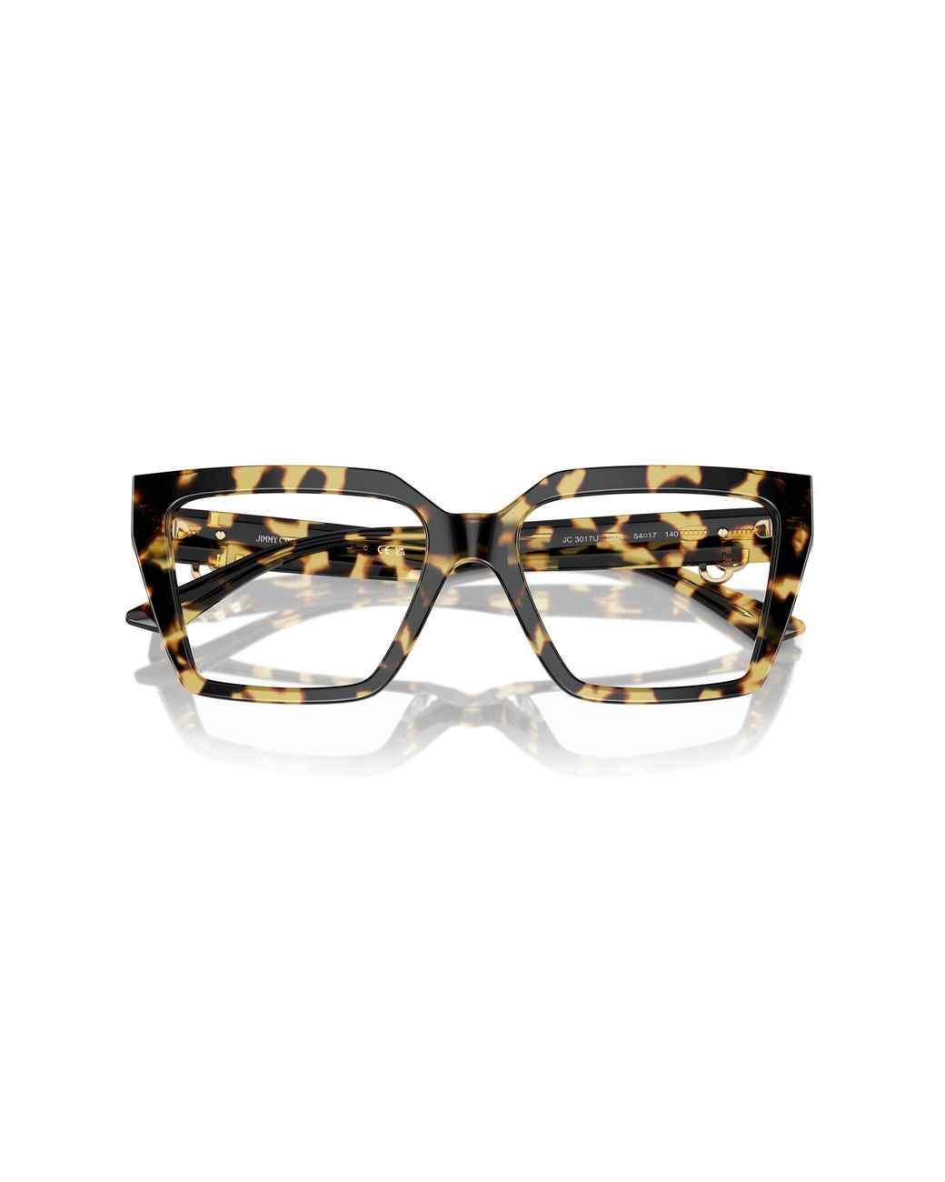 Jimmy Choo Black Jc3017U 5004 Optical Frames Acetate Cat Eye